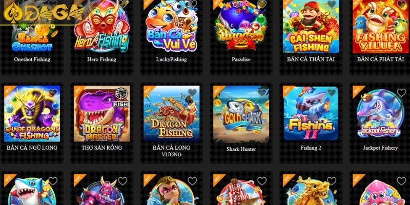 Các phiên bản bắn cá online tại Daga.rip