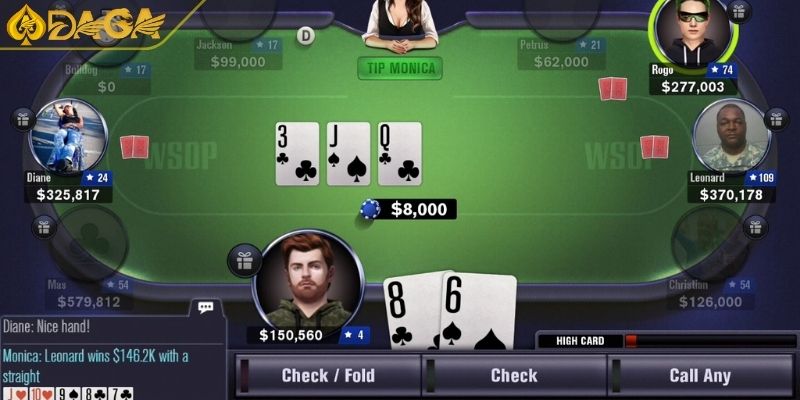 Game Bài Poker Mở Cửa Thế Giới Bài Bạc Trực Tuyến Đỉnh Cao 4 Chơi chậm các lá bài mạnh ở vòng Preflop