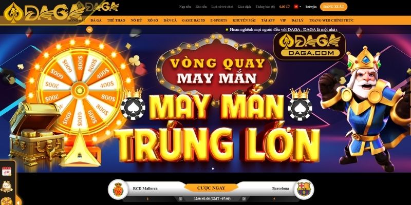 Hướng Dẫn Cách Rút Tiền DAGA Từ A Đến Z Cho Người Chơi 1 Rút tiền DAGA từ tài khoản chính chủ