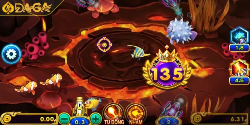 Bắn Cá Online - Tựa Game Đang Làm Mưa Làm Gió Tại DAGA 3 Trang bị những tính năng bổ trợ đi kèm